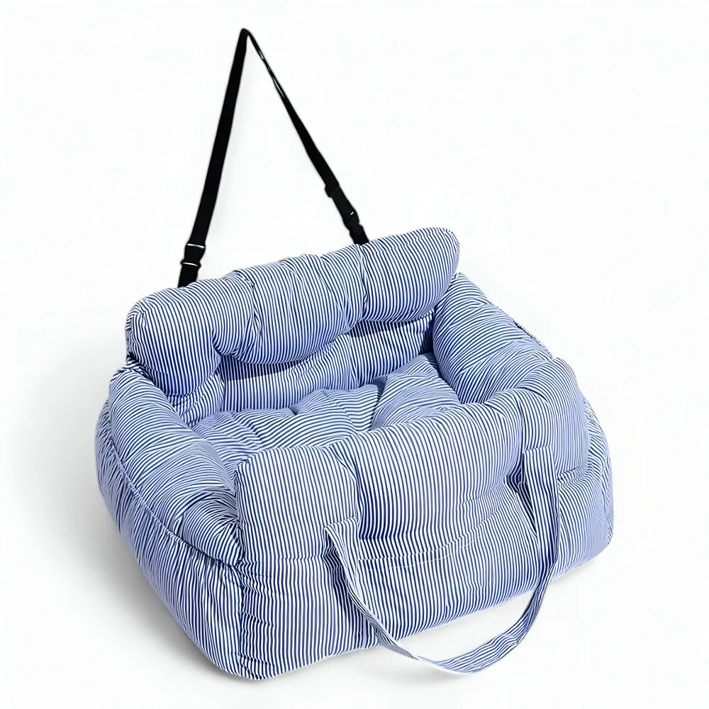 Dog Car Seat Padded Seatbelt Attachment & Washable Cover