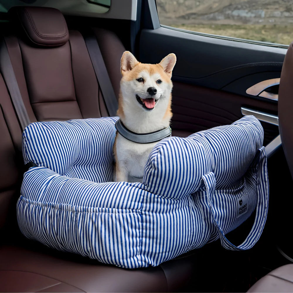 Dog Car Seat Padded Seatbelt Attachment & Washable Cover
