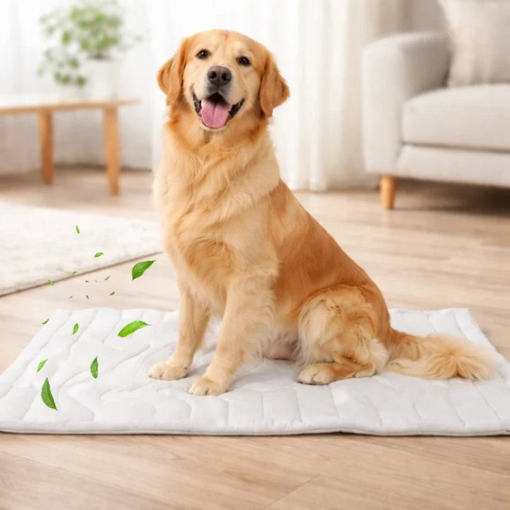 Dog Cooling Mat Self-Activating Cooling Gel Machine-Washable & Foldable