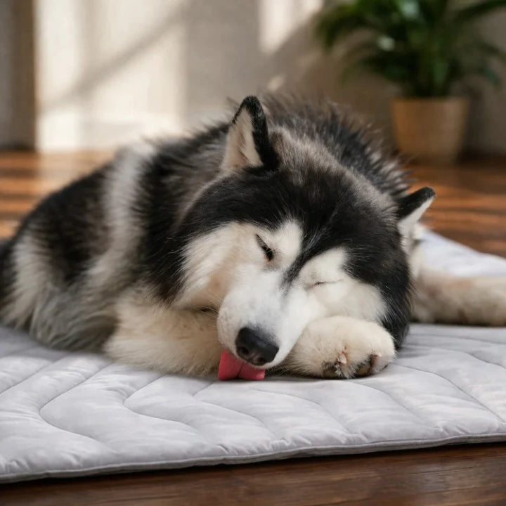 Dog Cooling Mat Self-Activating Cooling Gel Machine-Washable & Foldable