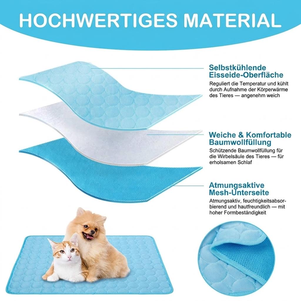 Dog Cooling Mat Self-Cooling Removable Washable Cover