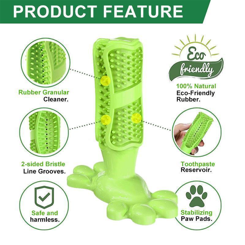 Dog Dental Chew Toy Non-Toxic TPR Soft Bristles