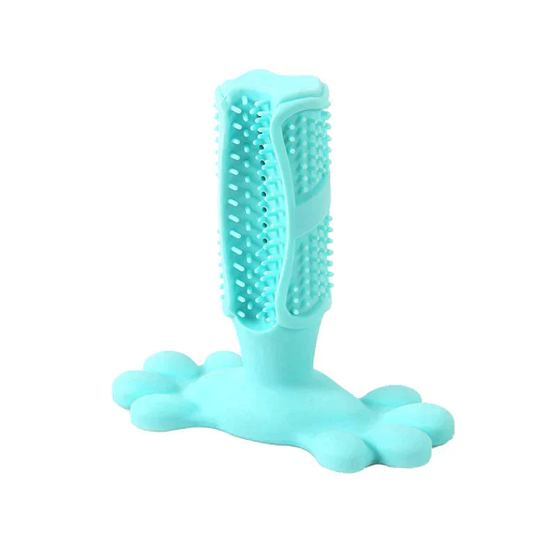 Dog Dental Chew Toy Non-Toxic TPR Soft Bristles