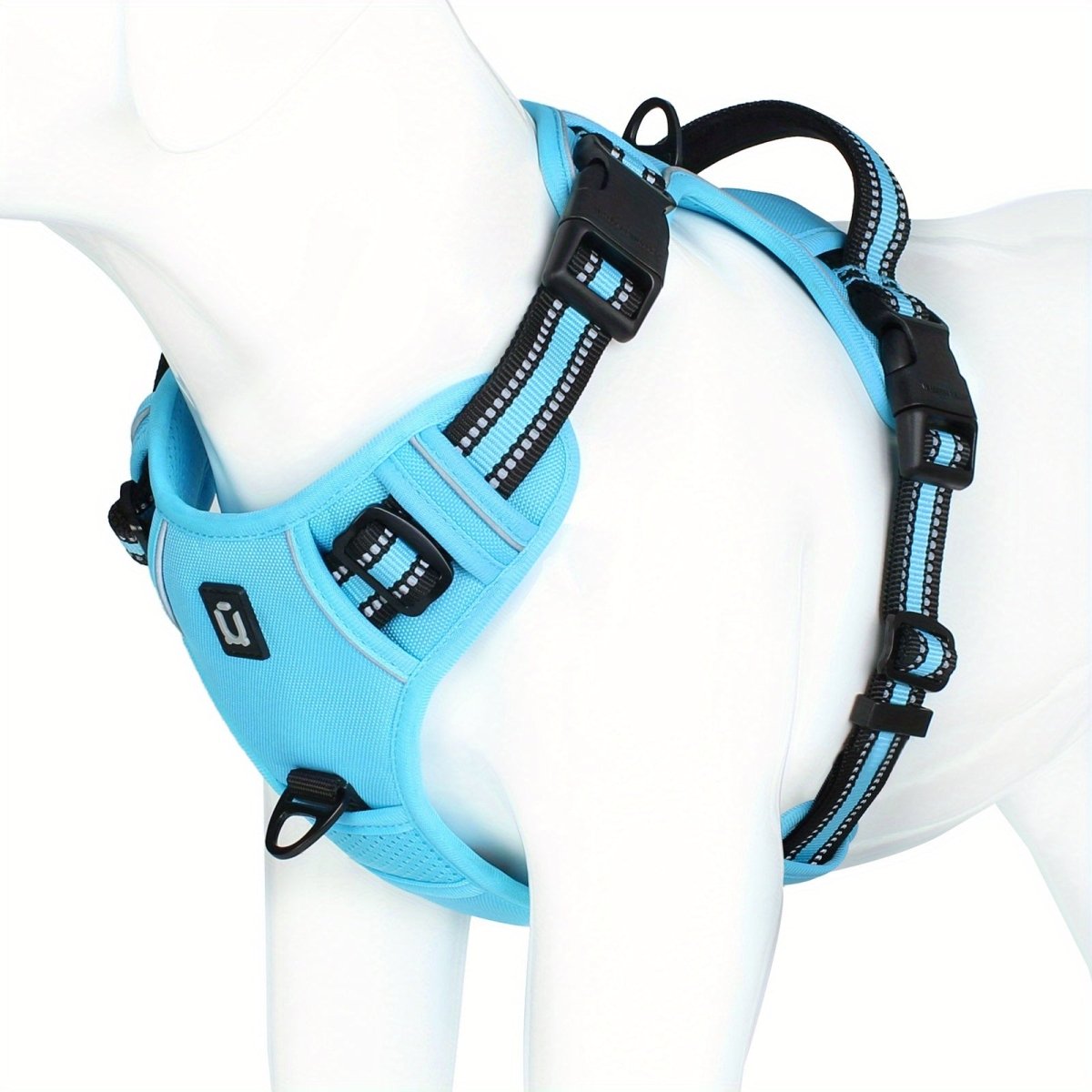 Dog Harness Anti-Pull Padded Handle Breathable Mesh