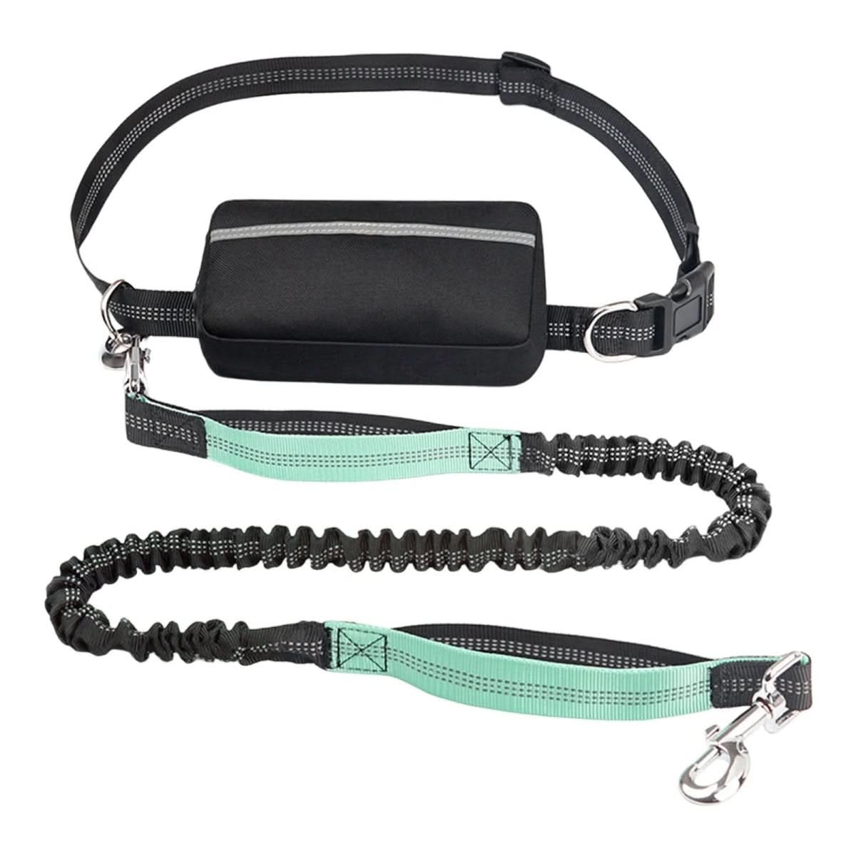 Dog Leash Hands-Free Shock-Absorbing Adjustable Hip Belt
