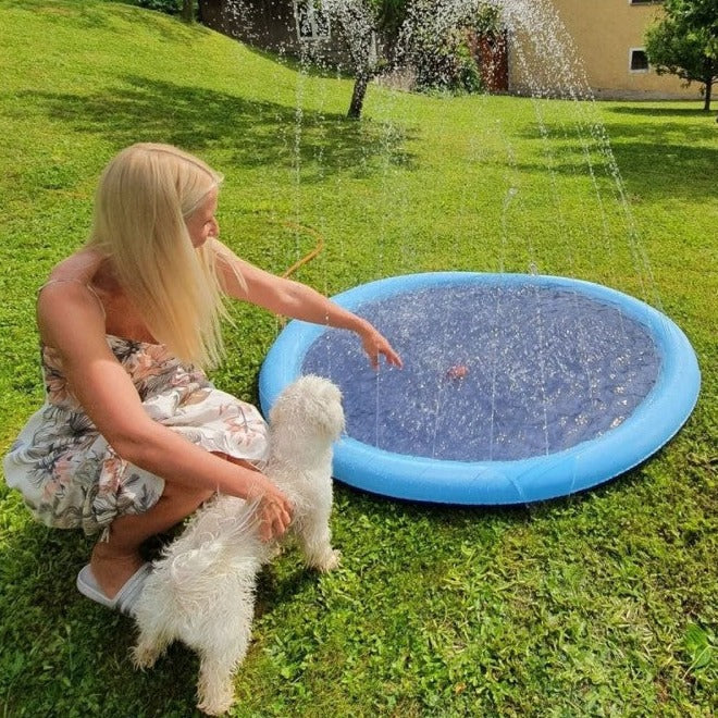 Dog Splash Pad Hose-Connected Foldable & Portable