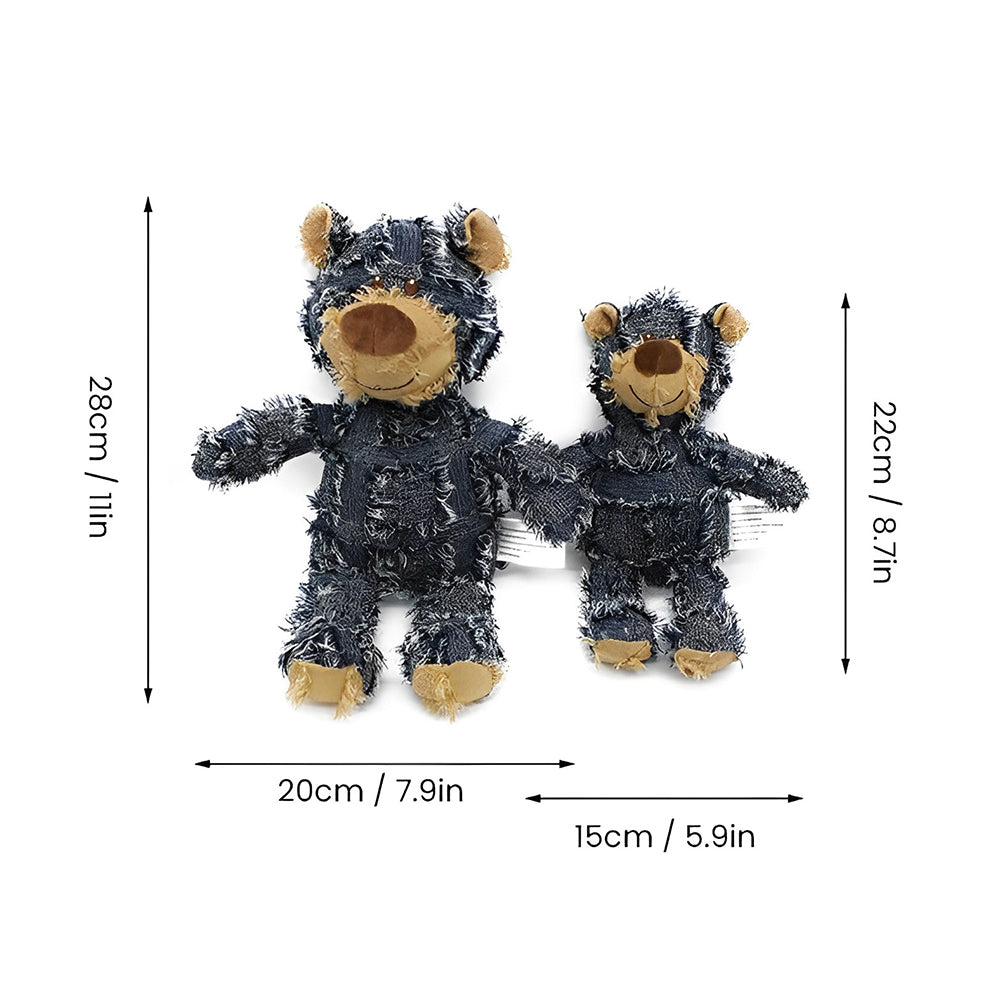 Dog Toy Plush Squeaker Polyester & Cotton Filled