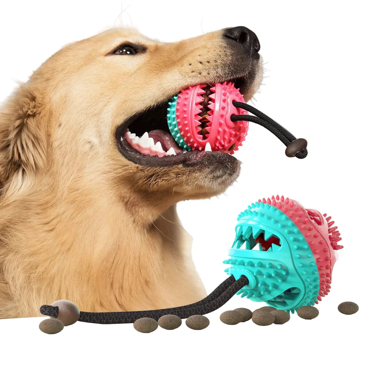 Dog Toy Refillable Treat-Dispensing Suction Cup