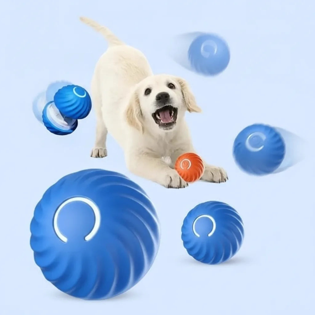 Dog Toy Self-Moving Sensors & LED Light