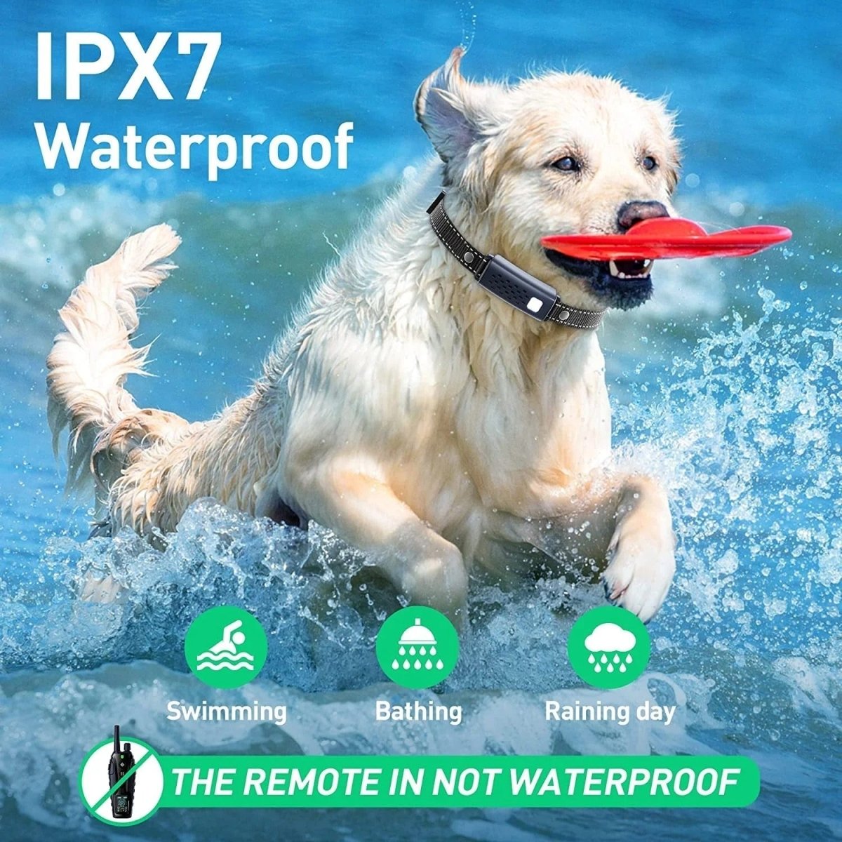 Dog Training Collar Remote 1.24 Mile Waterproof