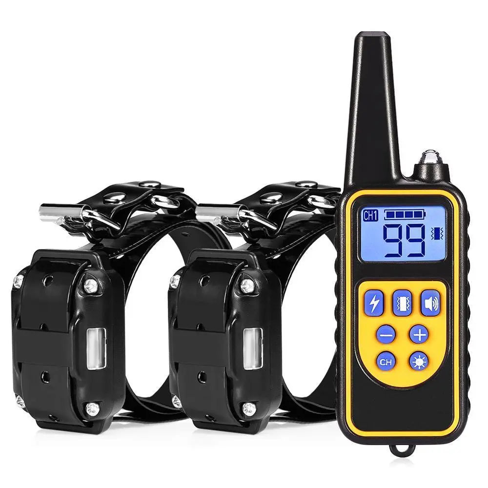Dog Training Collar Remote Control Dual-Dog IP67 Waterproof
