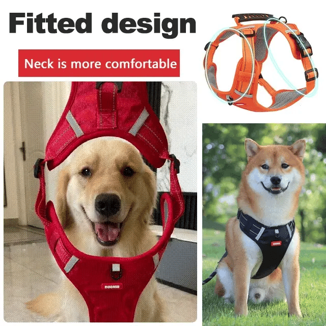 Dog Vest No-Pull 360° Reflective Adjustable
