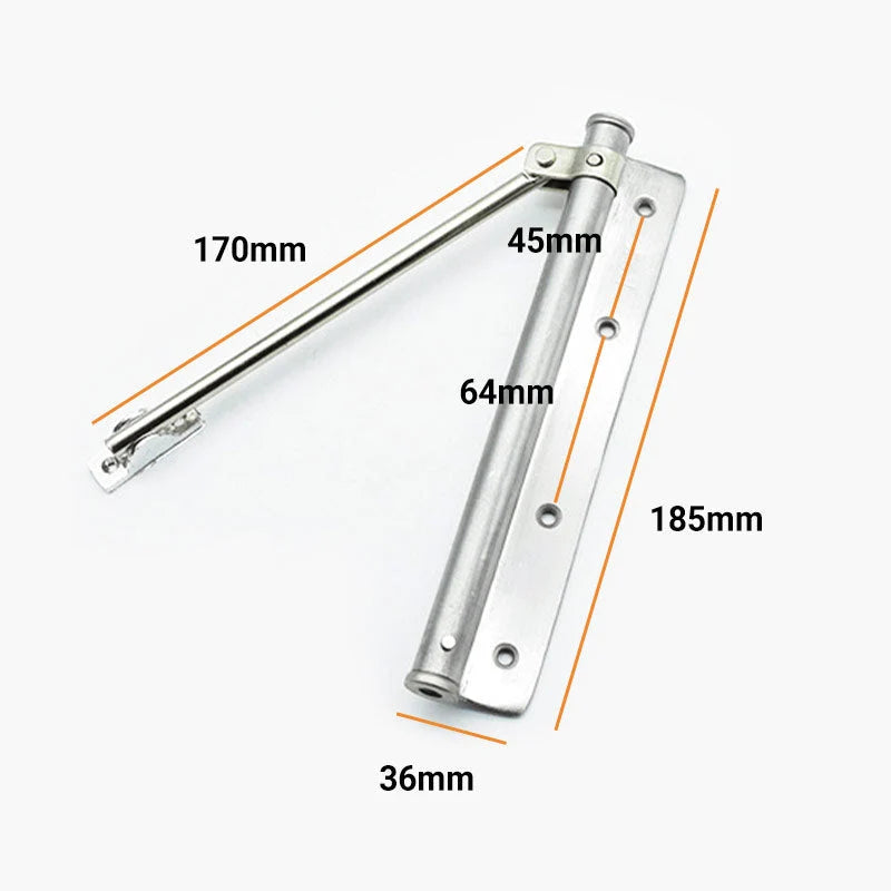 Door Damper Silent Soft-Close Stainless Steel Universal Fit
