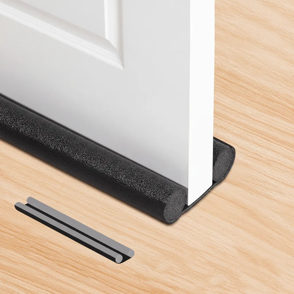 Door Draft Stopper Double-Layer Tool-Free Installation