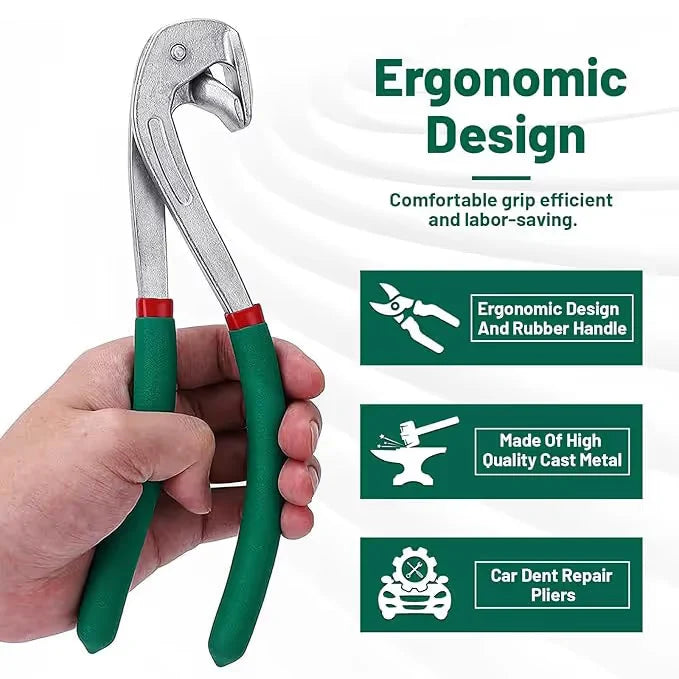 Door Panel Clamp Pliers Cast Metal Non-Slip Soft Grip