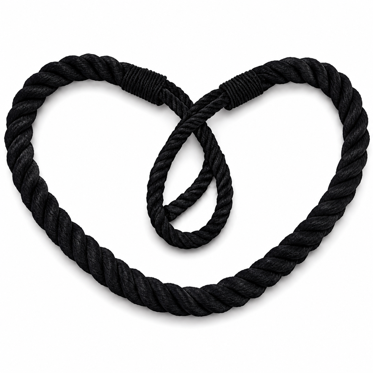 Door Stop Braided Cotton-Blend Rope Weighted Reinforced Core 2-Pack