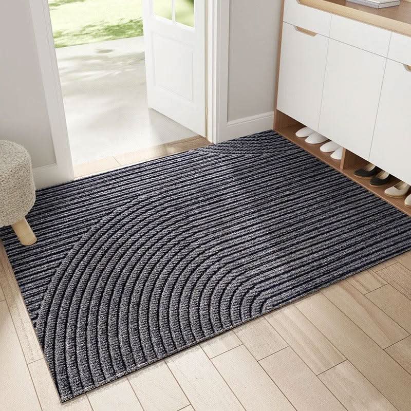 Doormat Geometric Diagonal Stripe Non-Slip Backing