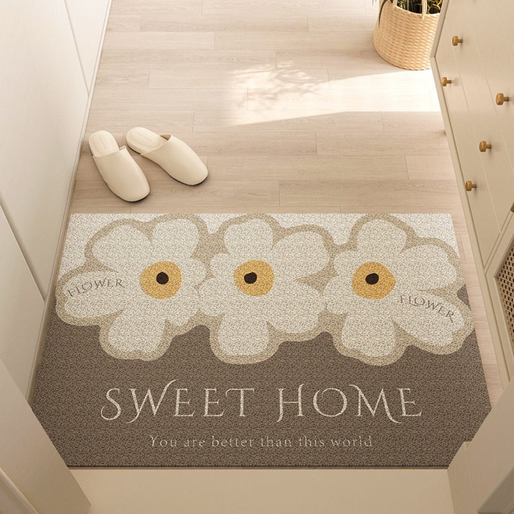 Doormat Soft Fabric Non-Slip Backing & Machine Washable