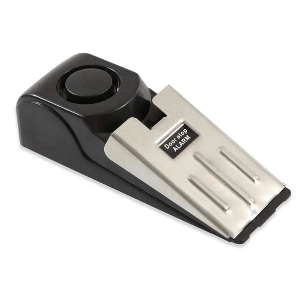 Doorstop Alarm Mechanical Wedge Built-In Siren