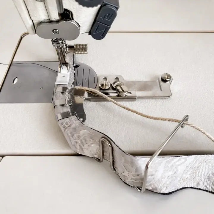 Double-Fold Binding Attachment Automatic Stainless Steel Fits 2.2–3.6 cm