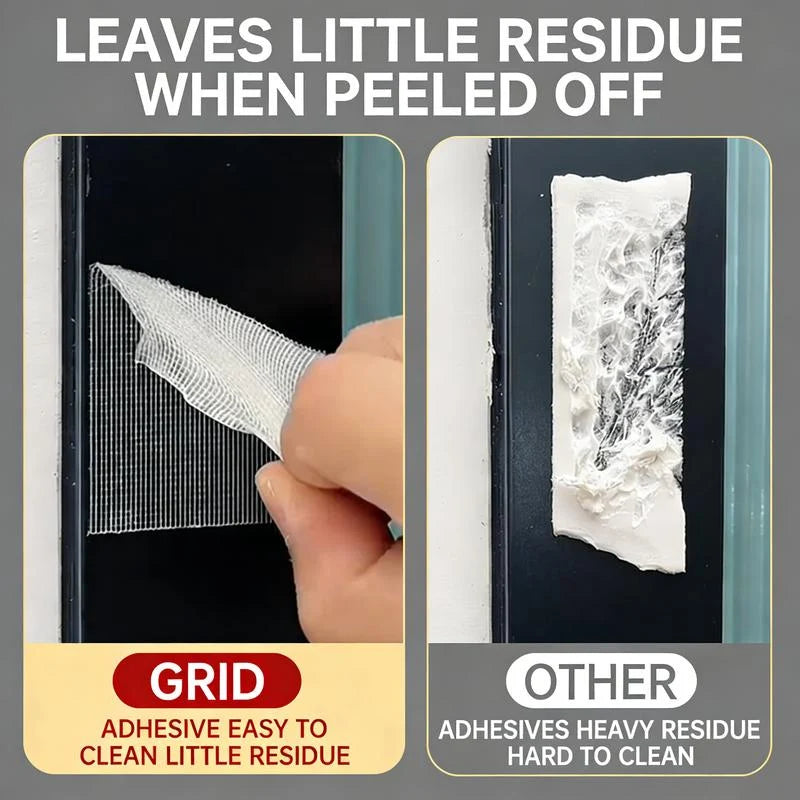 Double-Sided Tape Tear-Resistant Fabric Mesh Residue-Free 20m Roll