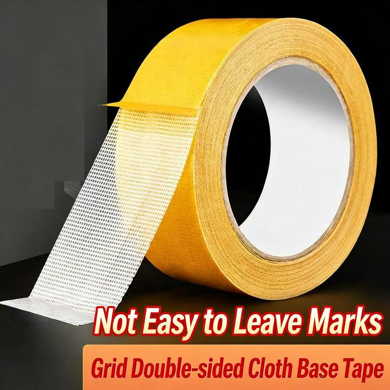 Double-Sided Tape Tear-Resistant Fabric Mesh Residue-Free 20m Roll