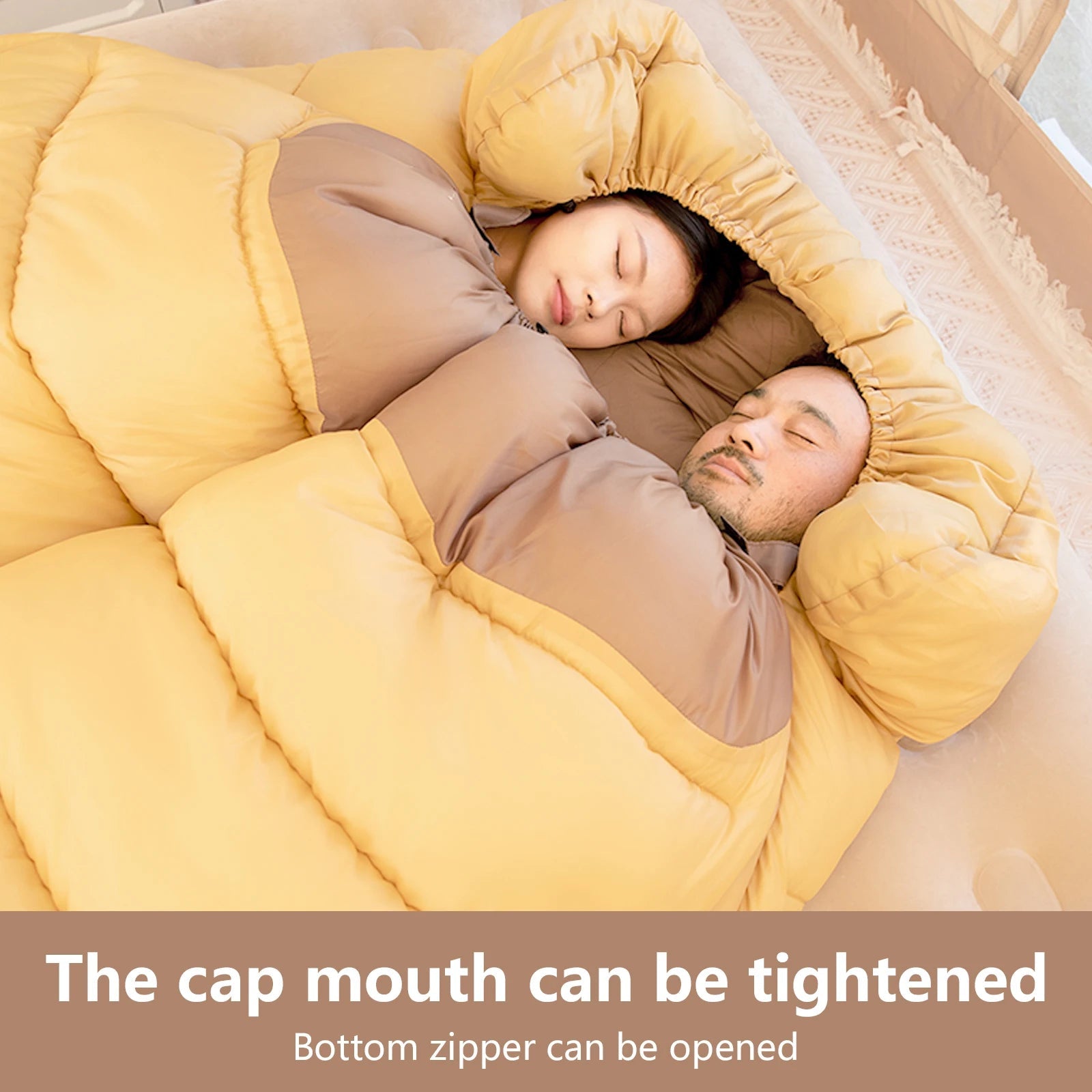Double Sleeping Bag Insulated All-Season Packable