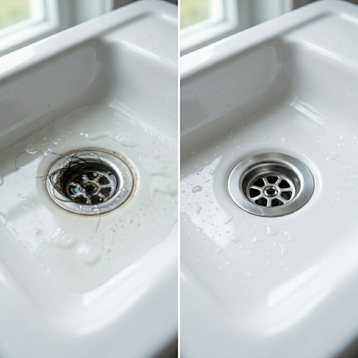 Drain Cleaning Hook Flexible Stainless Steel 60cm Ergonomic Handle