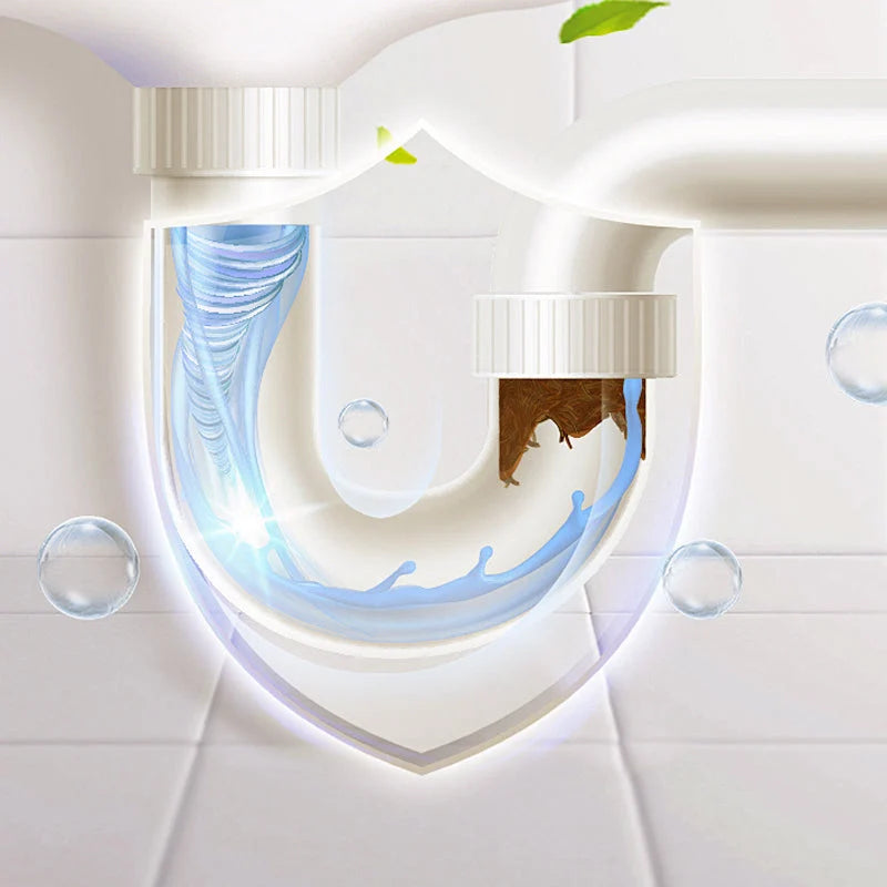 Drain Cleaning Tablets Fizzing Grease Dissolving PVC Safe