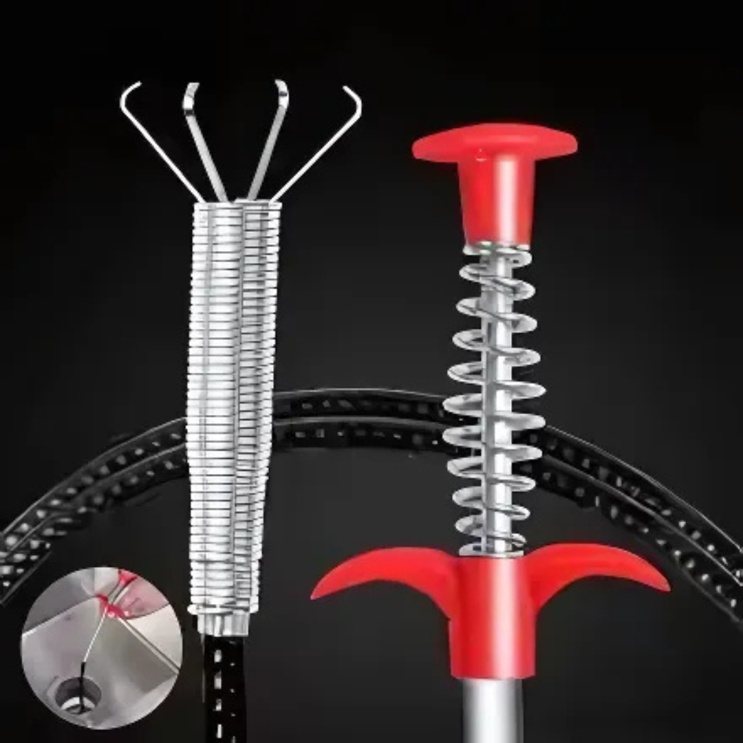 Drain Hook Flexible Stainless Steel Shaft Claw Attachment