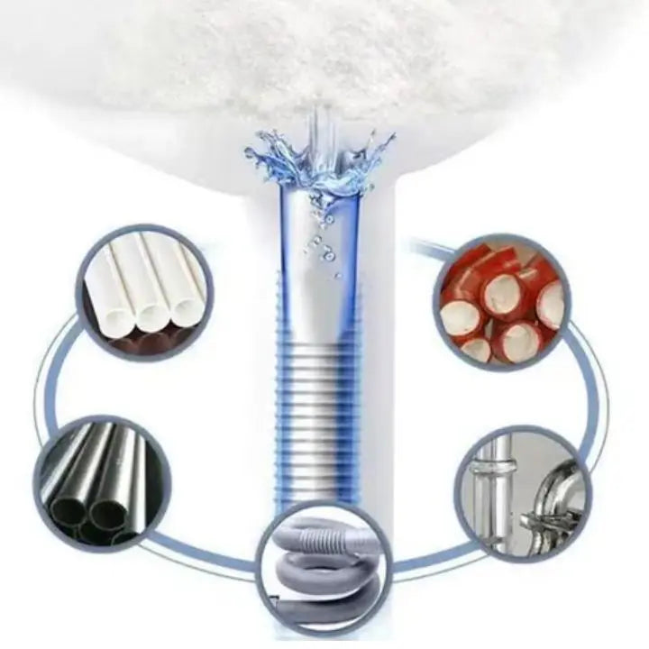 Drain & Pipe Cleaner High-Density Non-Corrosive Septic-Safe