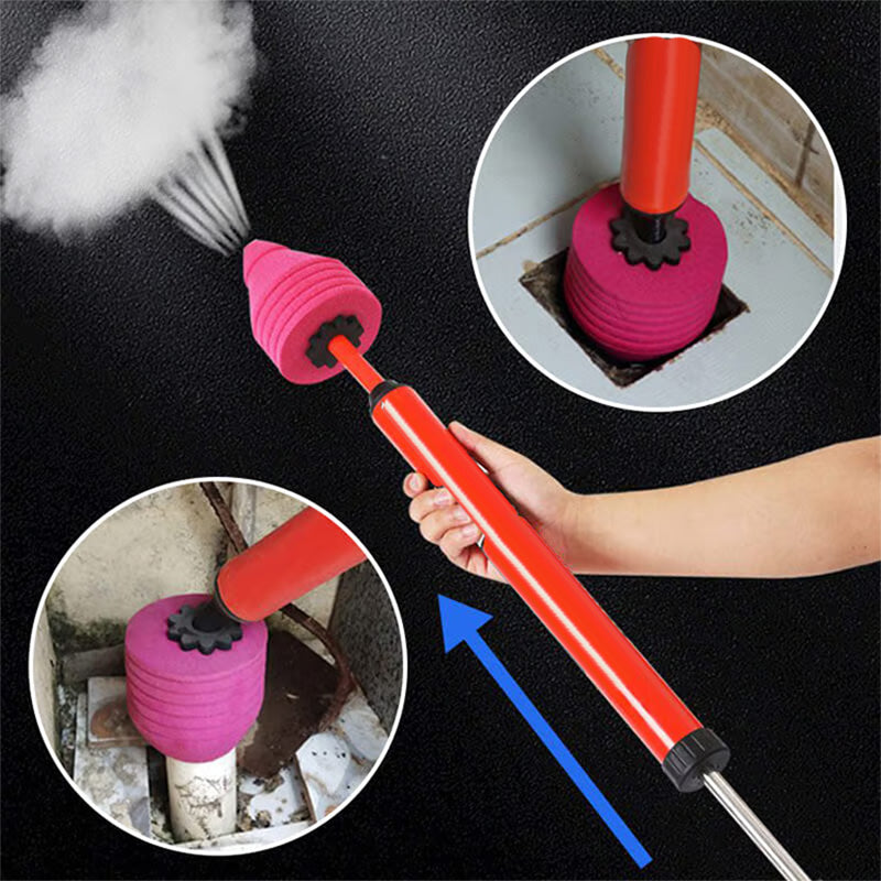 Drain Plunger Sealed High-Pressure EVA Foam & Stainless Steel