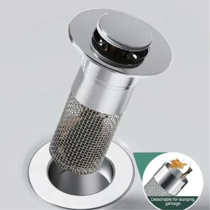 Drain Strainer Pop-Up & Hair Catcher Copper Core