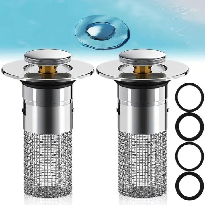 Drain Strainer Pop-Up & Hair Catcher Copper Core