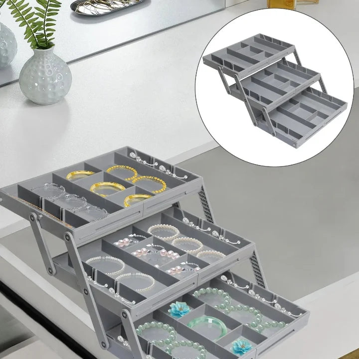 Drawer Organizer 3-Tier Expandable & Adjustable Dividers