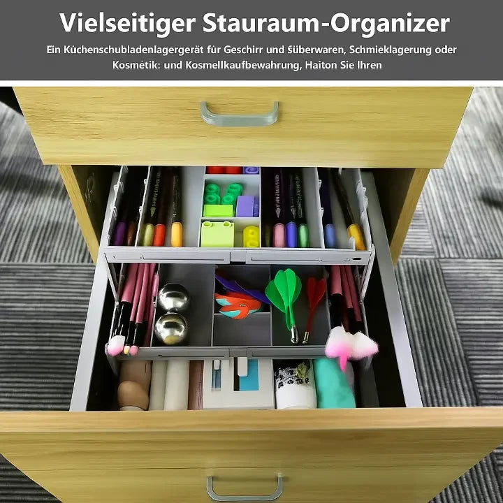 Drawer Organizer 3-Tier Expandable & Adjustable Dividers