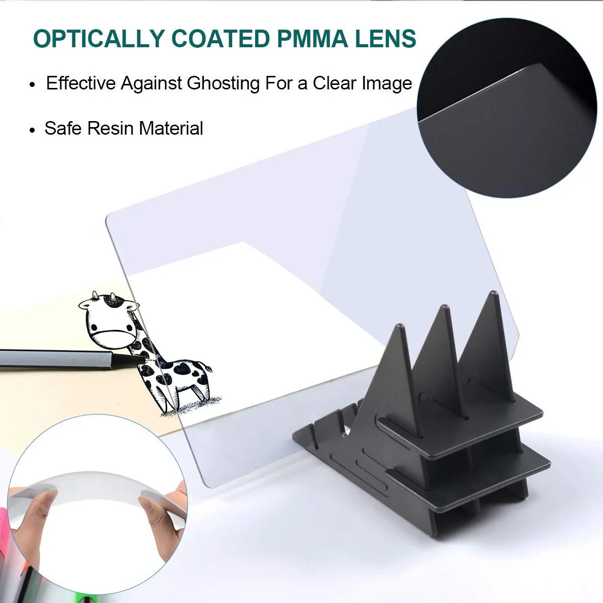 Drawing Board Optical Smartphone Projection Distortion Free