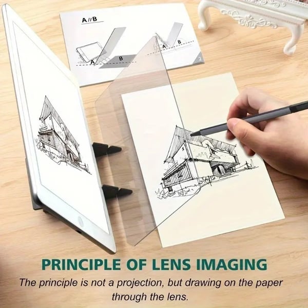 Drawing Board Optical Smartphone Projection Distortion Free