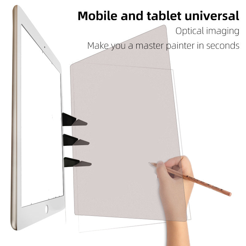 Drawing Projection Board Mirror Panel Fits Phones & Tablets