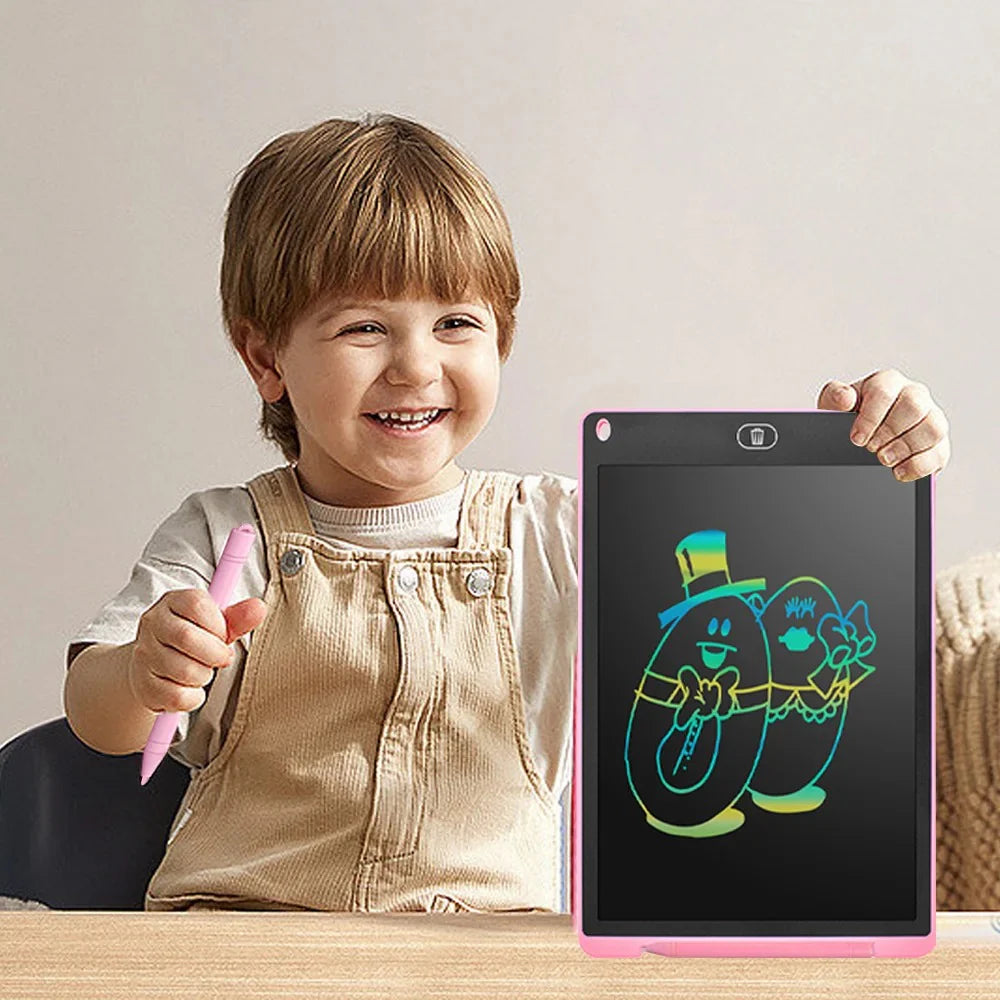 Drawing Tablet LCD Reusable Stylus & One-Click Erase
