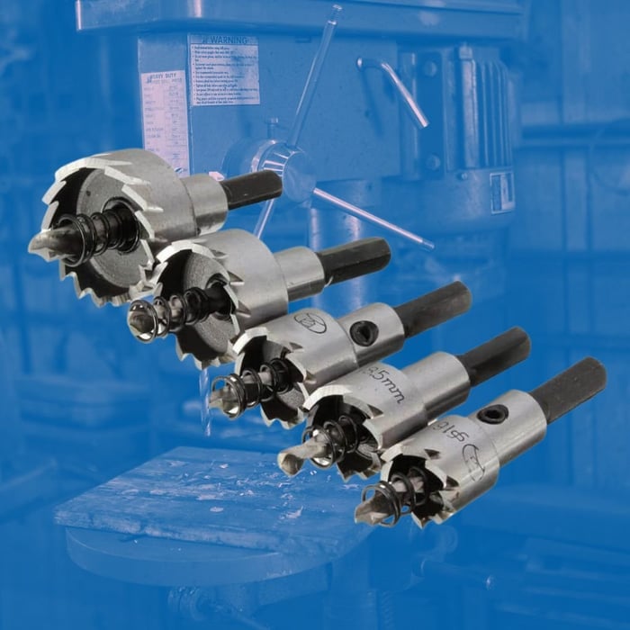 Drill Bit Set Carbide-Reinforced HSS Anti-Slip Set of 5