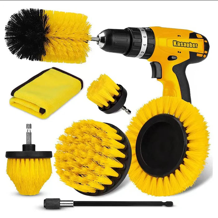 Drill Brush Set Universal Fit Versatile Shapes