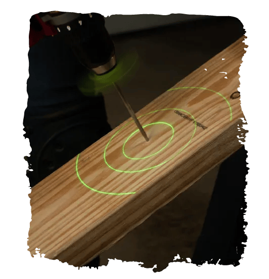 Drill Guide Laser-Guided Automatic Stop
