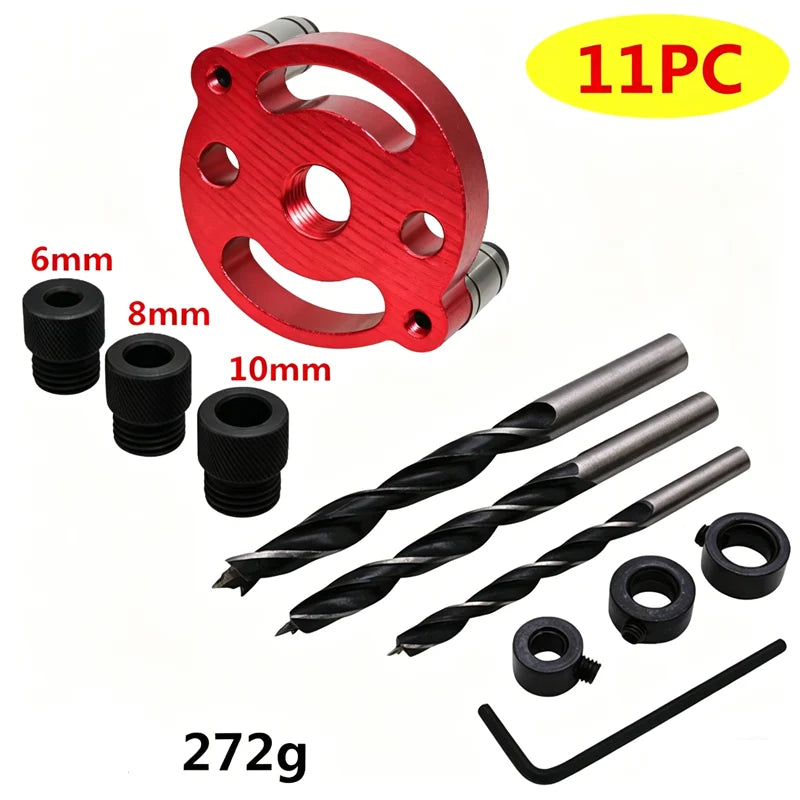 Drill Guide Self-Centering Aluminum & Hardened Steel Bushings