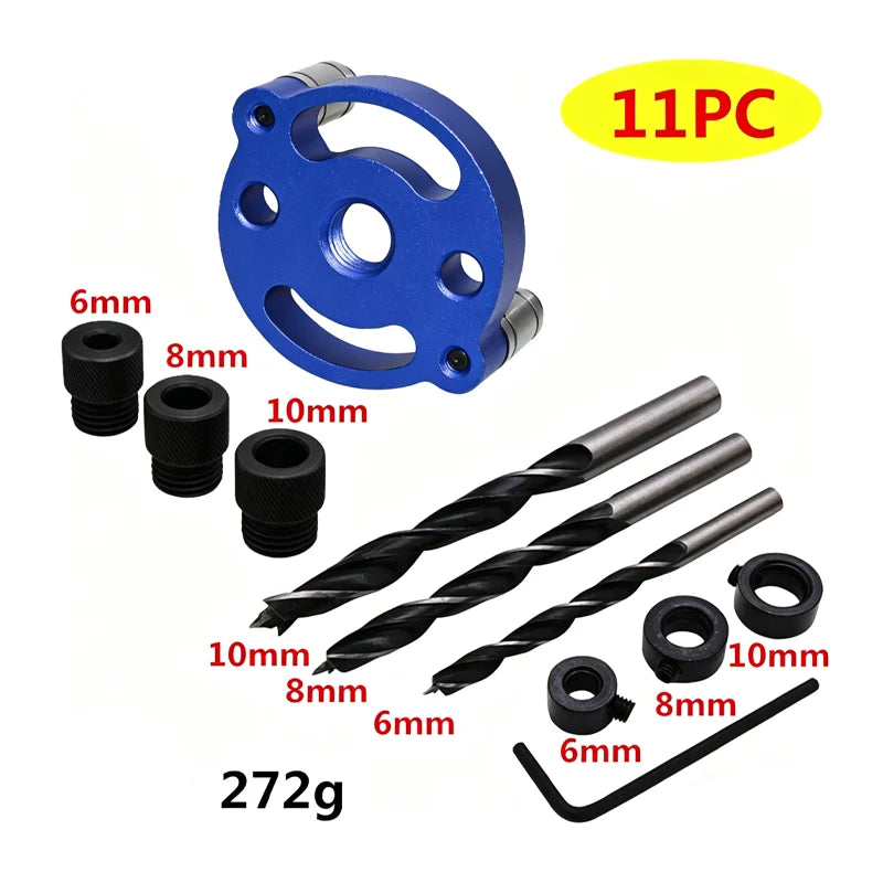Drill Guide Self-Centering Aluminum & Hardened Steel Bushings