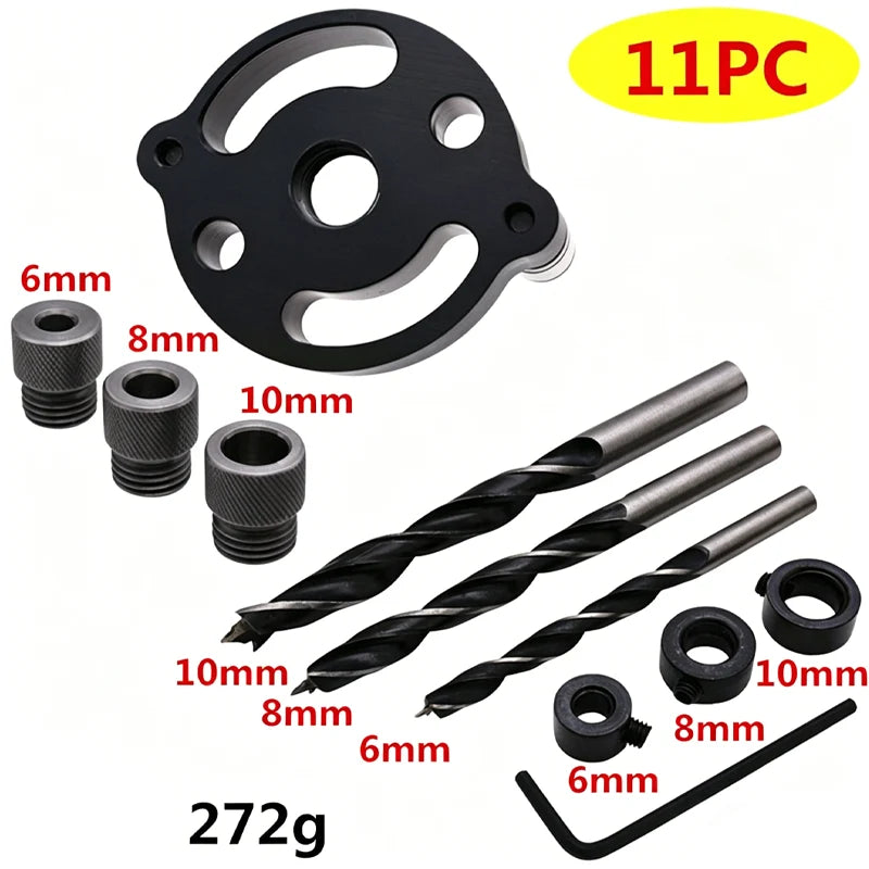 Drill Guide Self-Centering Aluminum & Hardened Steel Bushings