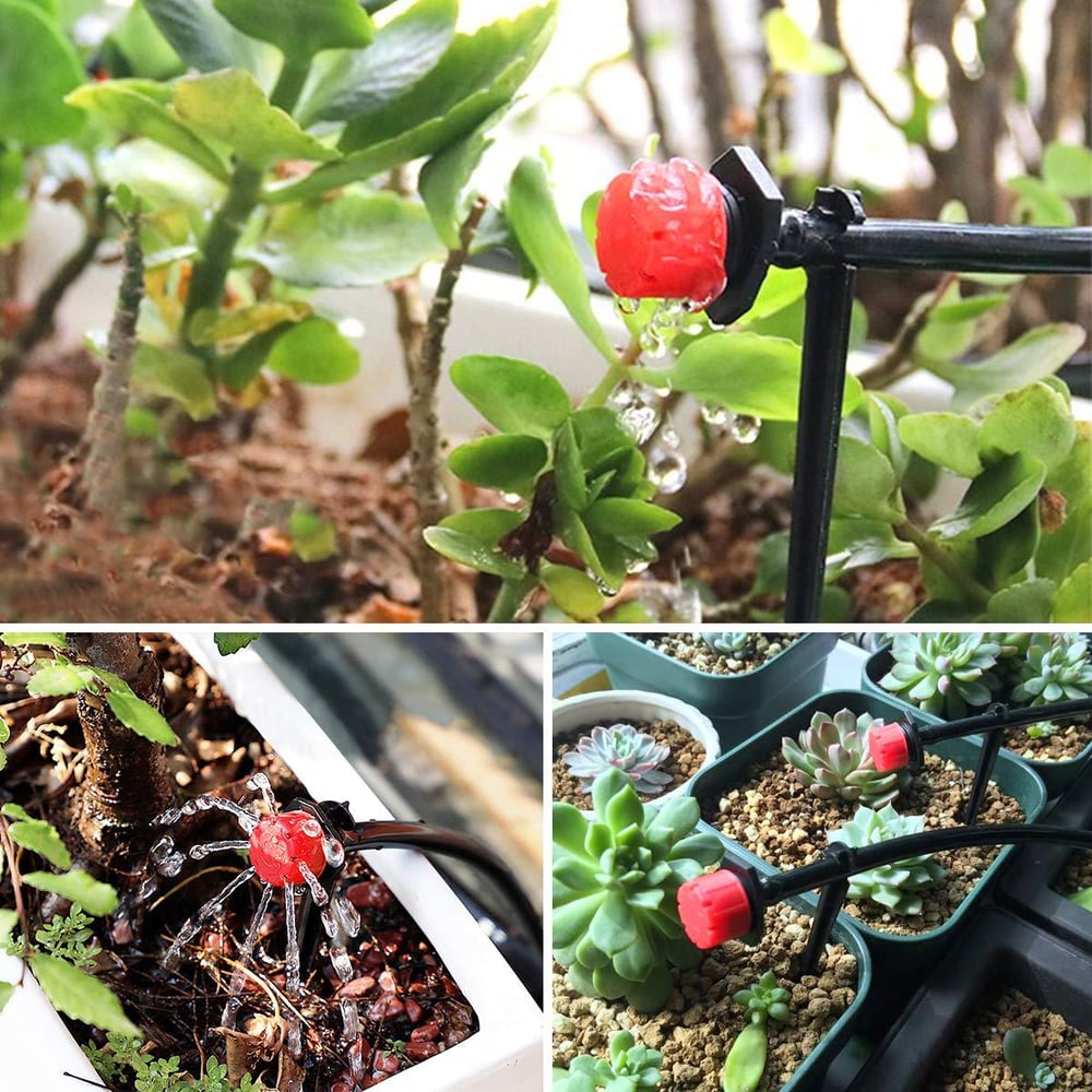 Drip Emitters 360 Degree Adjustable Tool-Free Installation