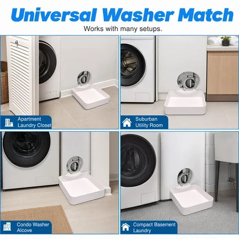 Drip Tray Front-Loading Washer Universal Fit With Deflector
