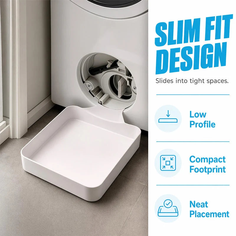 Drip Tray Front-Loading Washer Universal Fit With Deflector