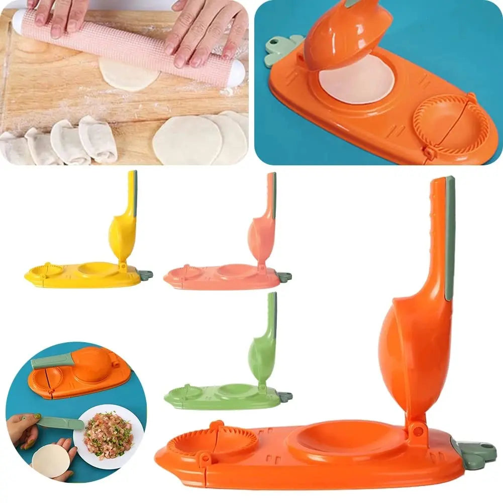 Dumpling Press & Former 2-in-1 Ergonomic Handle Dishwasher Safe